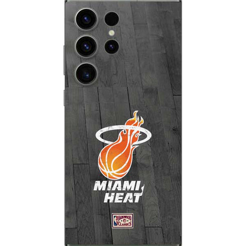 NBA Miami Heat Hardwood Classics Galaxy S25 Ultra Skin